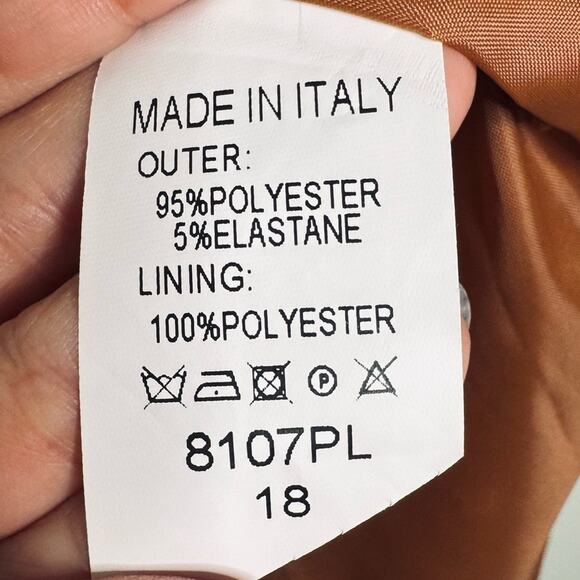 Boohoo Chocolate Brown Heartbreak Plus Oversized Dad Blazer Size 14 - Picture 11 of 11